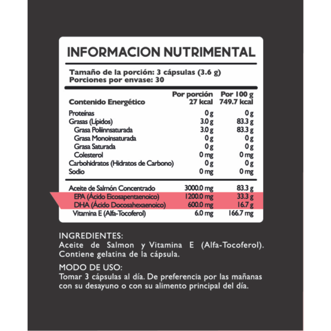 Omega 3 - Aceite de Salmón