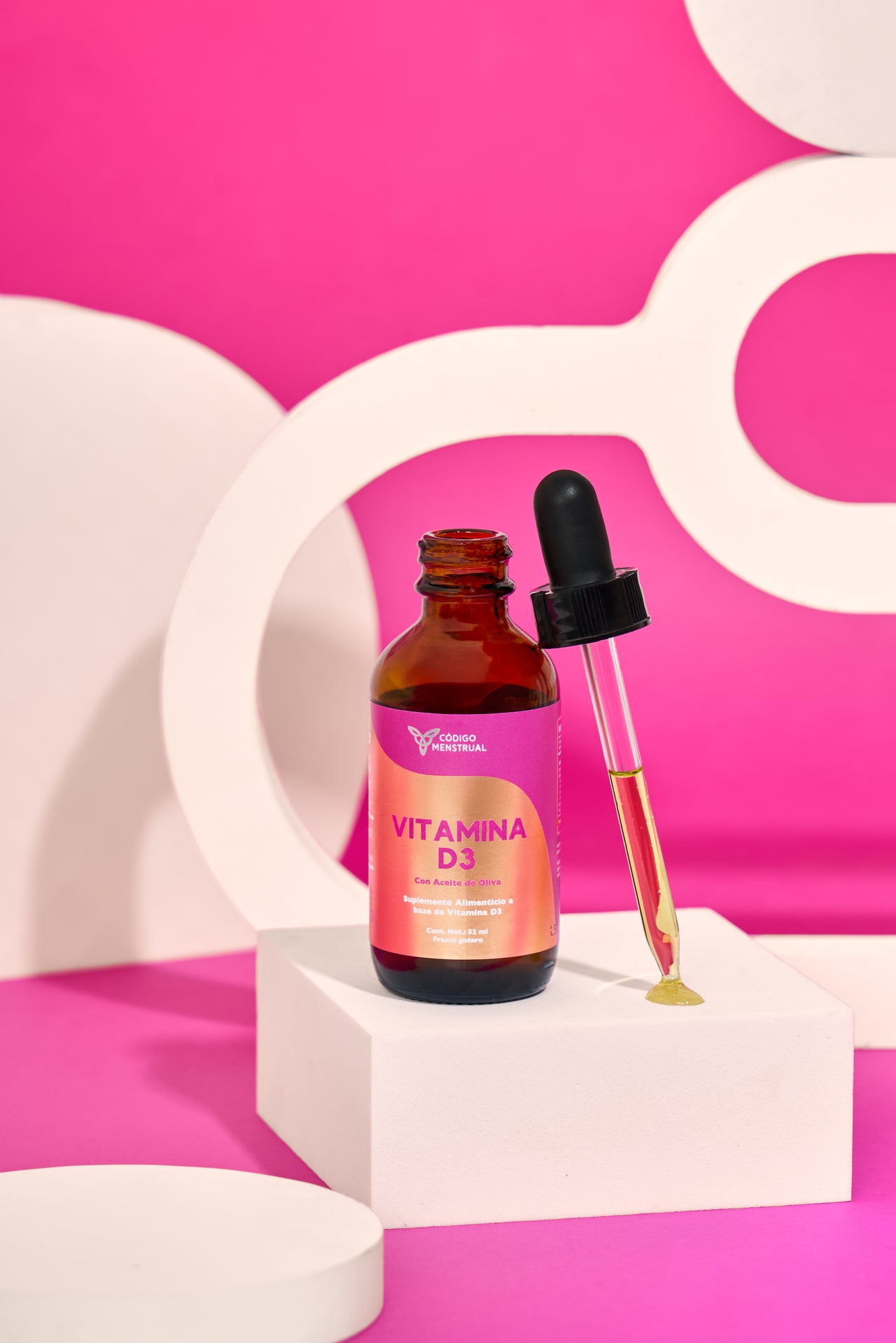 Vitamina D3 con aceite de oliva en gotero