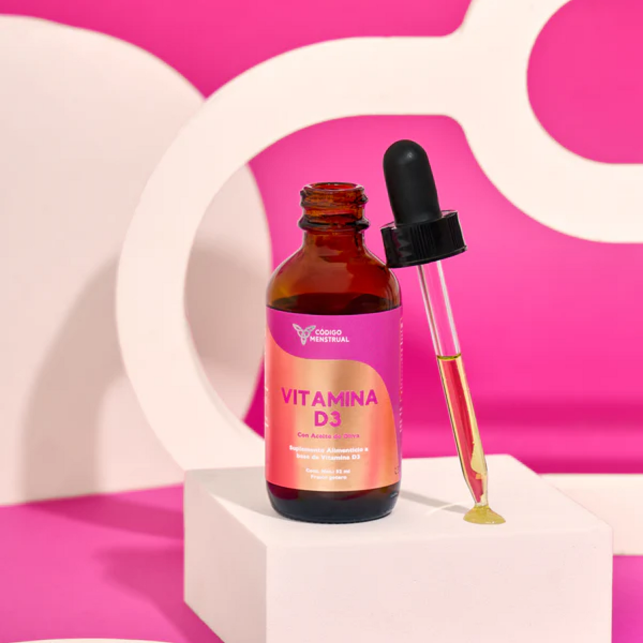 Vitamina D3 con aceite de oliva en gotero