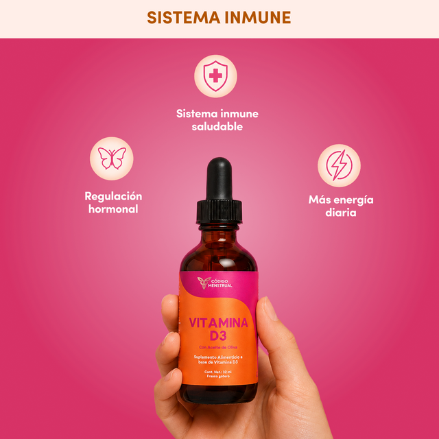 Vitamina D3 con aceite de oliva en gotero