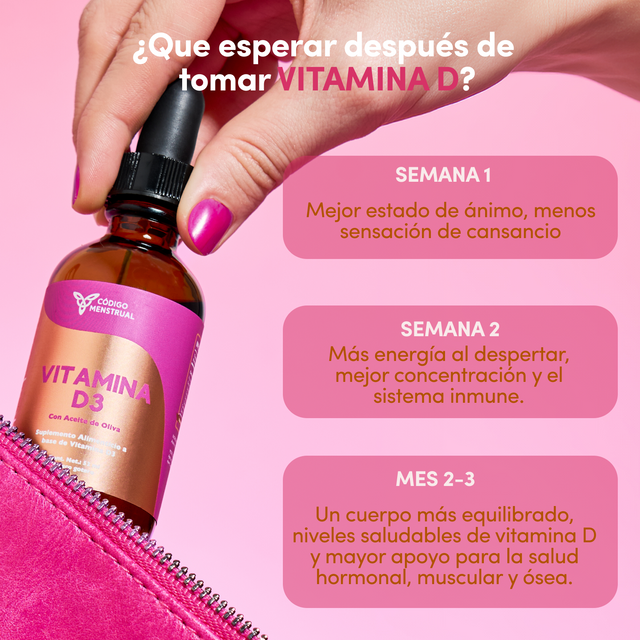 Vitamina D3 con aceite de oliva en gotero