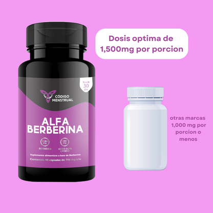 Alfa Berberina - 1,500mg de berberina